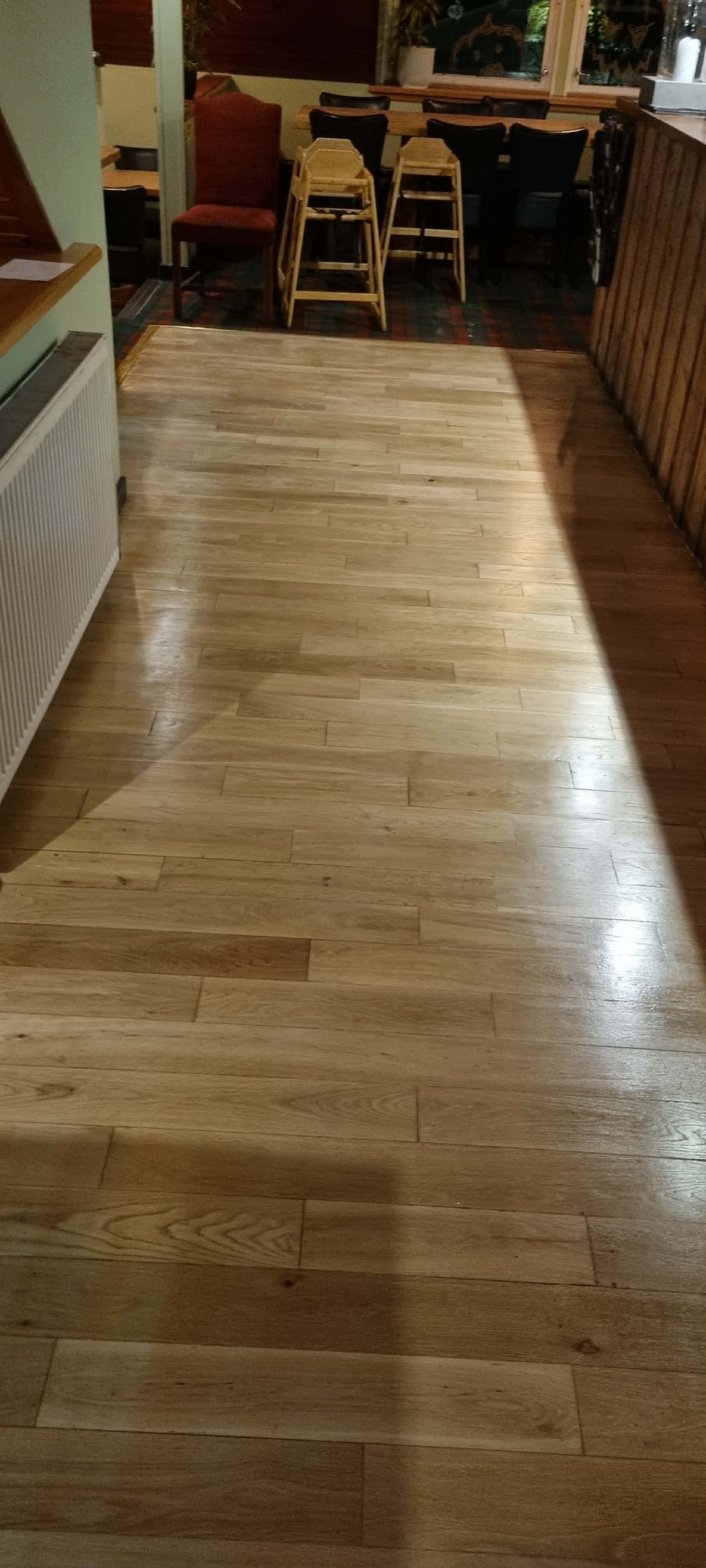 Beautifully restored floor
