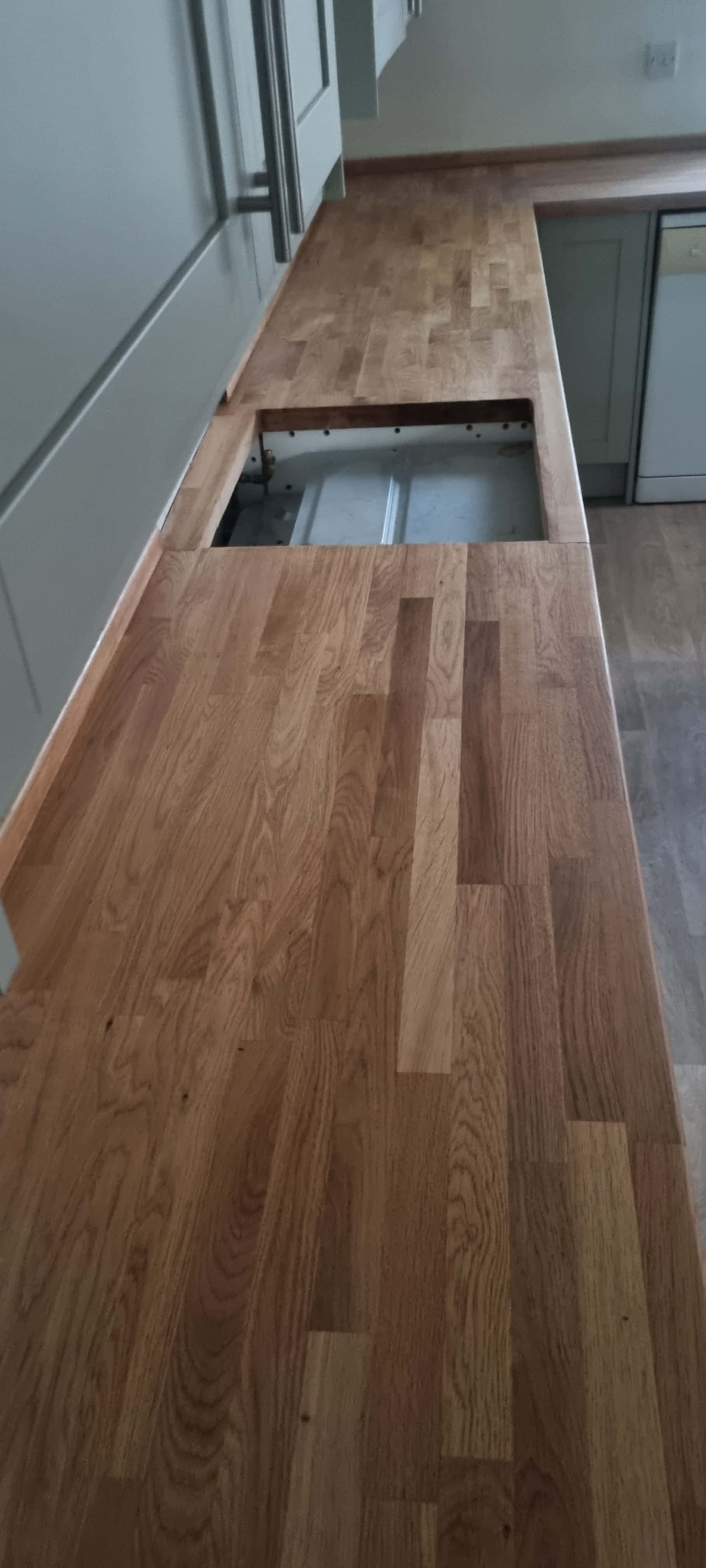 Professional floor finishing application