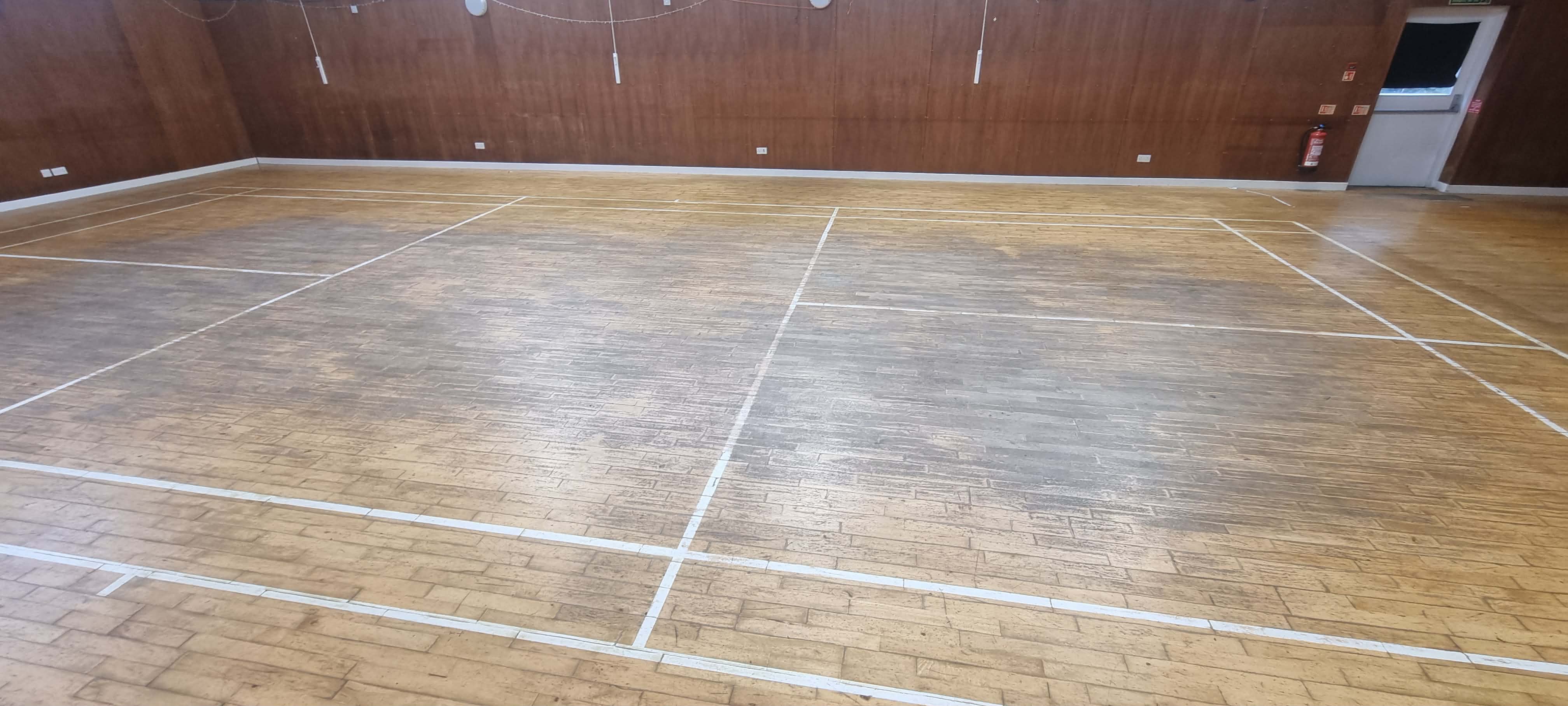 Finished gym floor