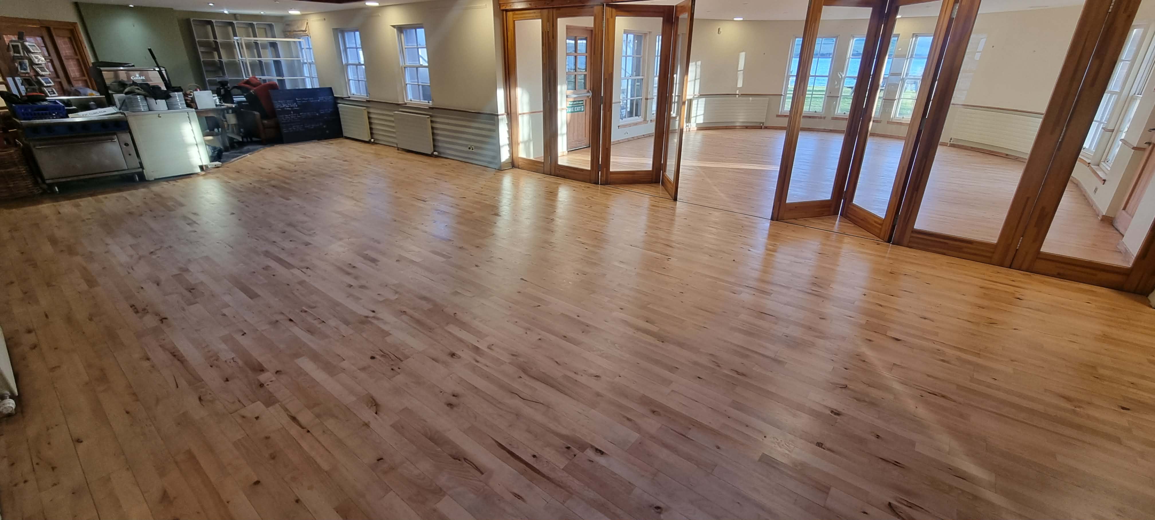 Professional floor sanding equipment